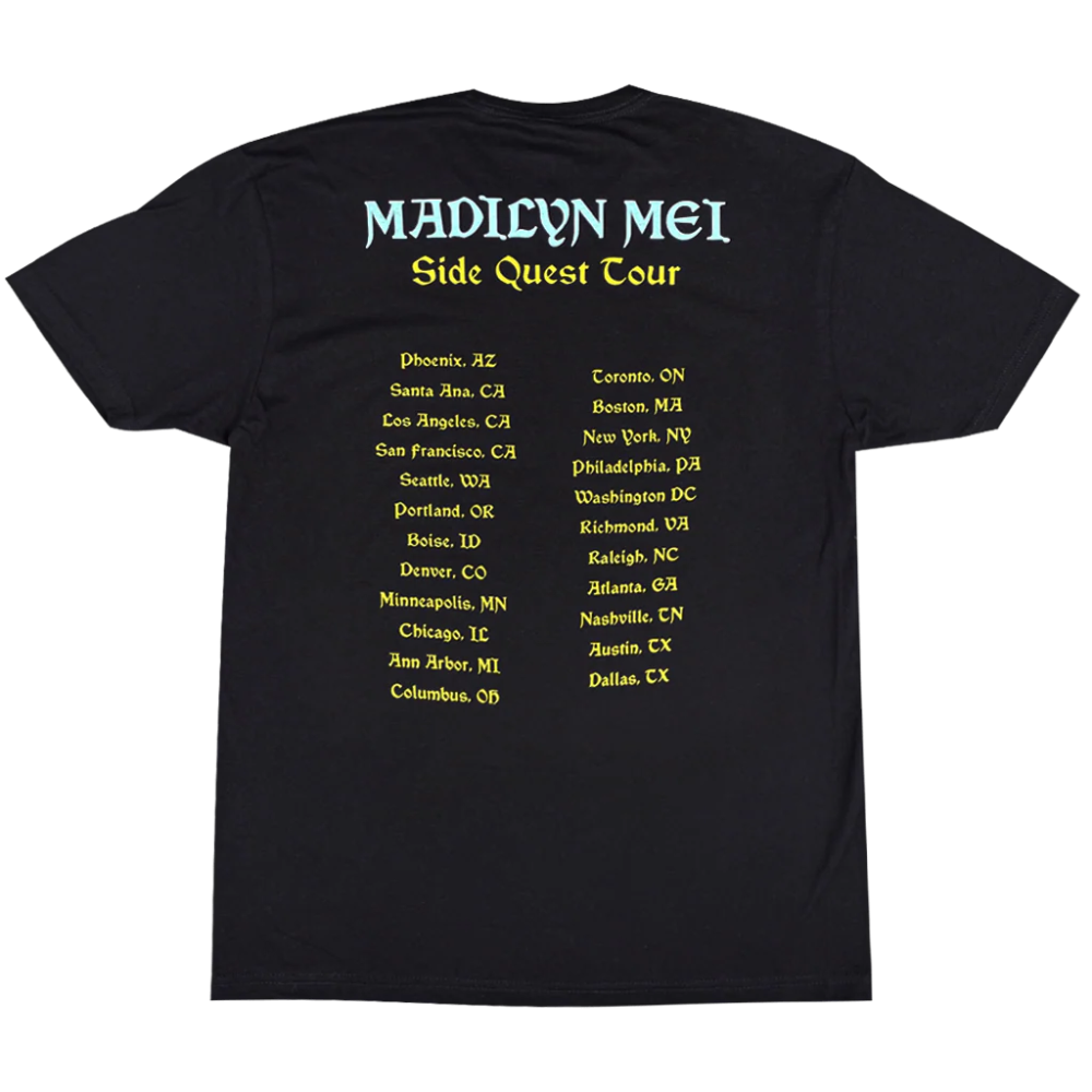 Side Quest Tour T-Shirt Back